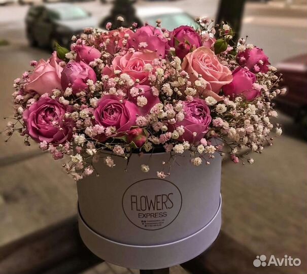 Цветы розы букет