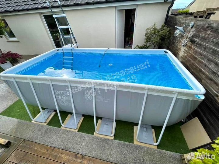 Каркасный бассейн Прямоугольный