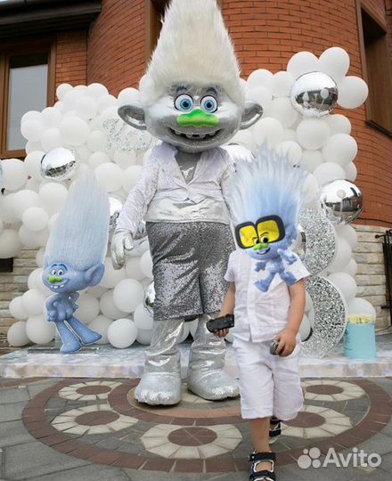 Ростовые куклы тролли Розочка и Алмаз