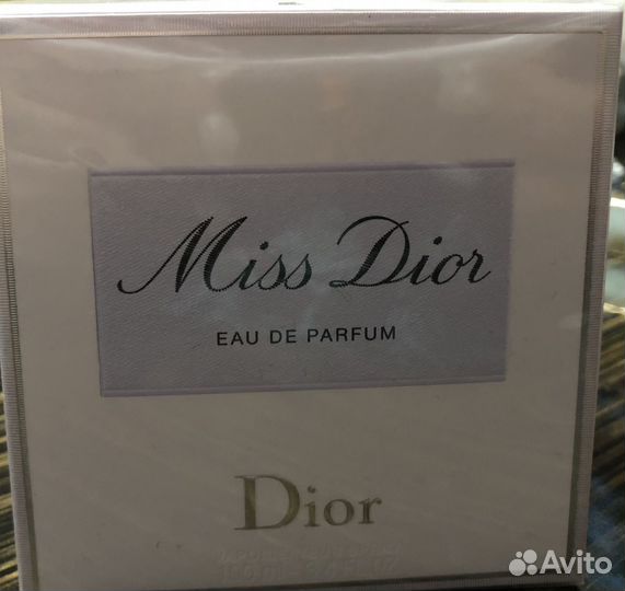 Парфюмерная вода miss dior eau de parfum