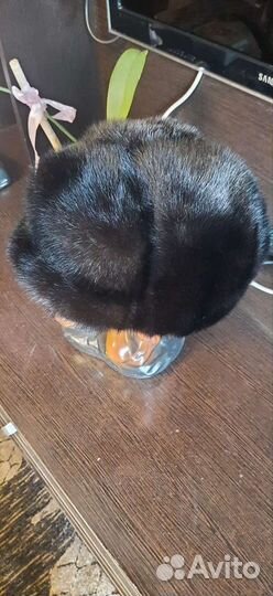 Норковая шапка мужская