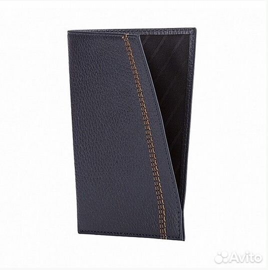 Обложка-чехол на паспорт Fabula О.70BR кожа синий