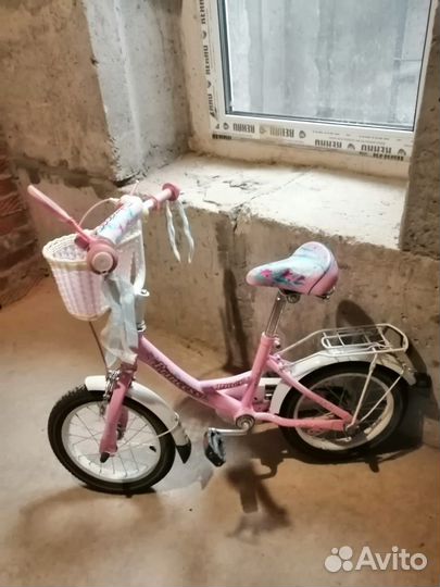 Велосипед детский для девочек 3-5 лет