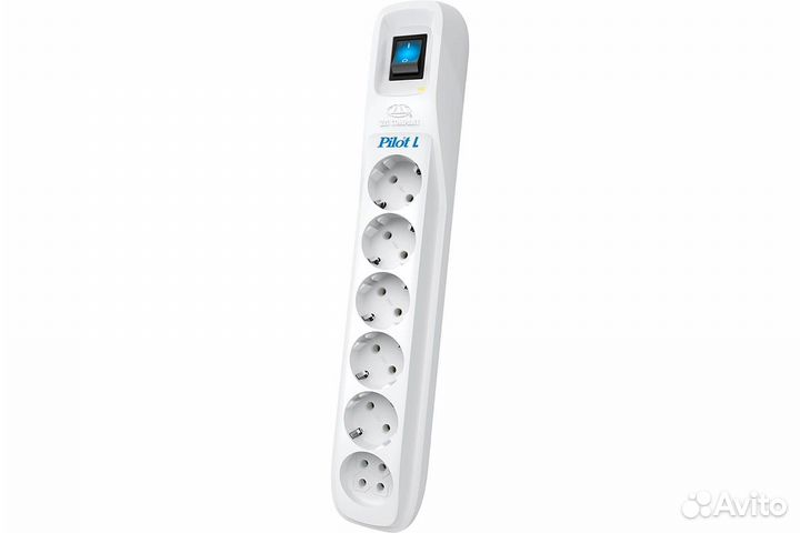 Сетевой фильтр Pilot L 5м (6 розеток) 073