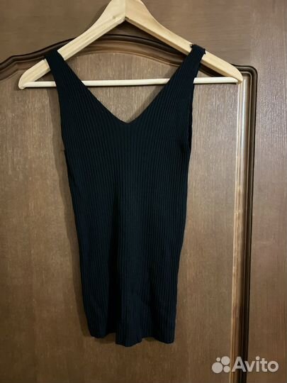 Черная базовая майка