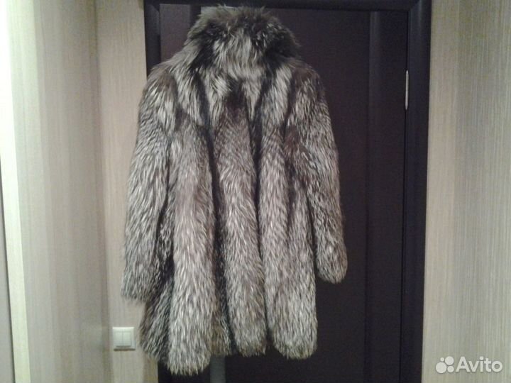 Шикарный мех чернобурка