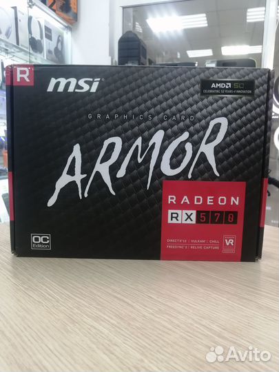 Видеокарта MSI RX 570 8гб