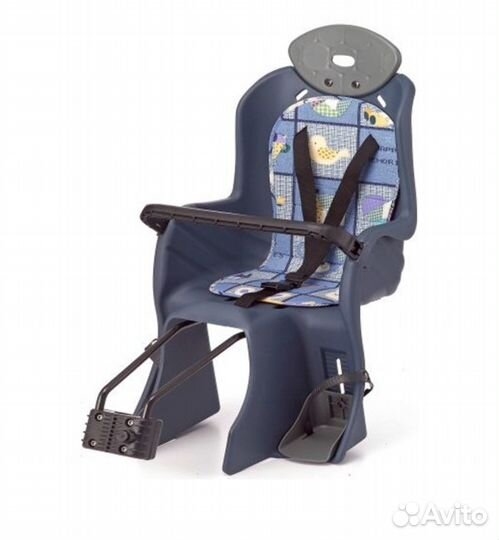 Заднее велокресло на подседельный штырь до 22кг