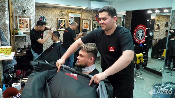 Мужской парикмахер на поток