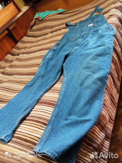 Джинсовый комбинезон Round house мужской огромный