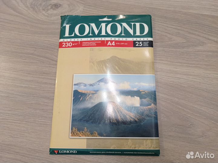 Фотобумага lomond глянцевая односторонняя