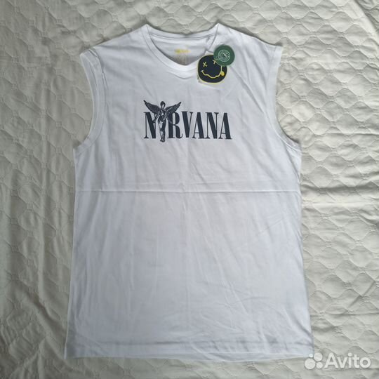 Новая мужская футболка C&A M 48-50 Nirvana