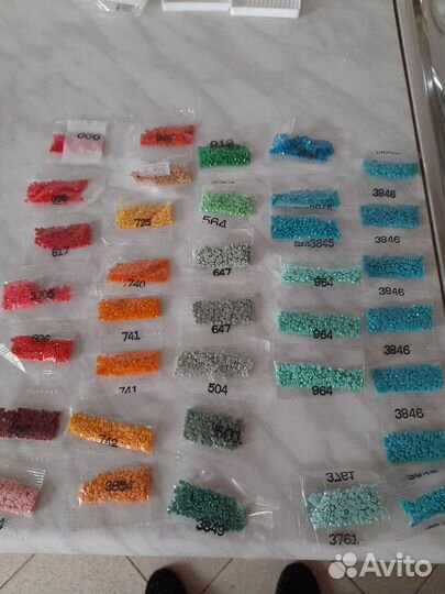 Стразы и инструменты для алмазной мозаики