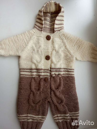 Вязаный комбинезон