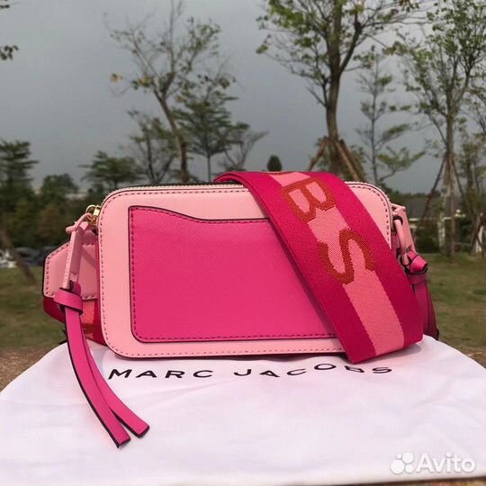 Сумка Marc jacobs snapshot розовая