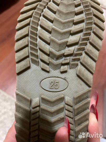 Сапоги для девочки сказка 25 размер