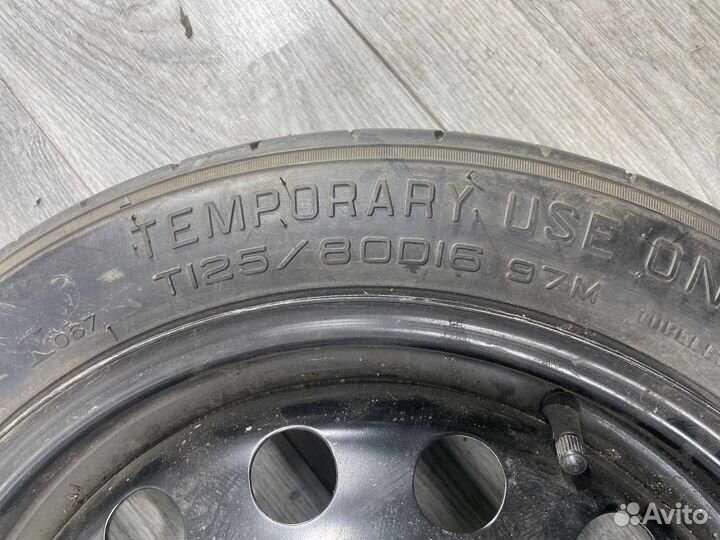 Запасное колесо докатка R16 KIA ceed 2