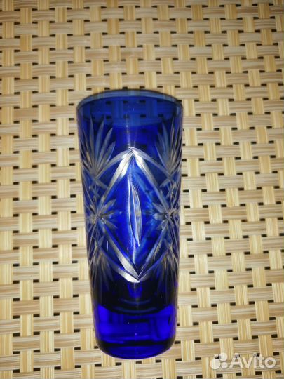 Рюмка СССР цветной хрусталь