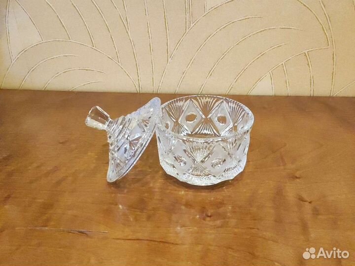 Конфетница хрусталь СССР