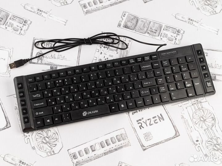 Офисные клавиатуры Oklick 530S