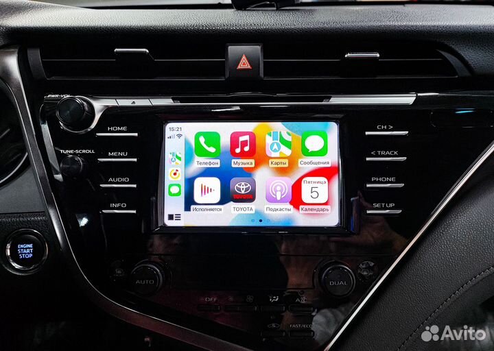 Прошивка CarPlay/Android Auto Toyota Camry