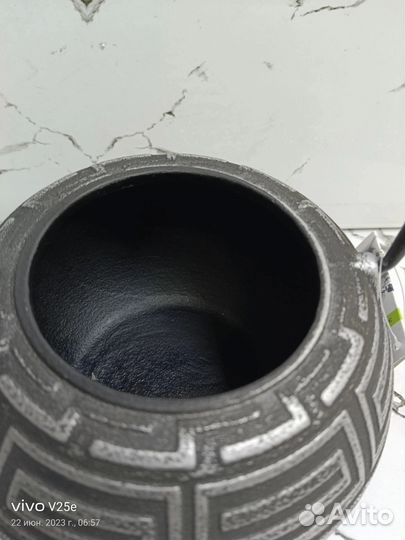 Заварочный чайник чугунный новый