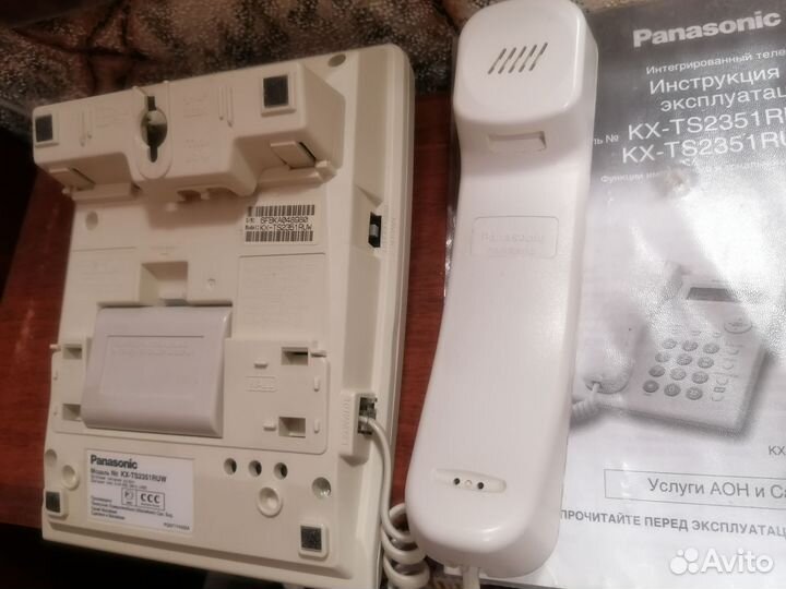 Проводной телефон panasonic