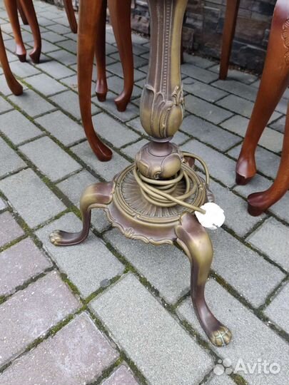 Винтажный торшер. Бронза