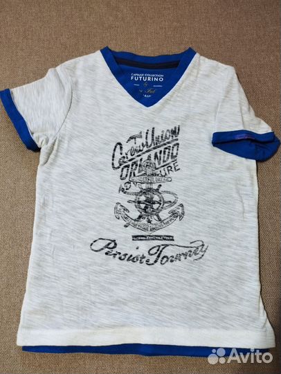 Пиджак, футболка, джинсы 104