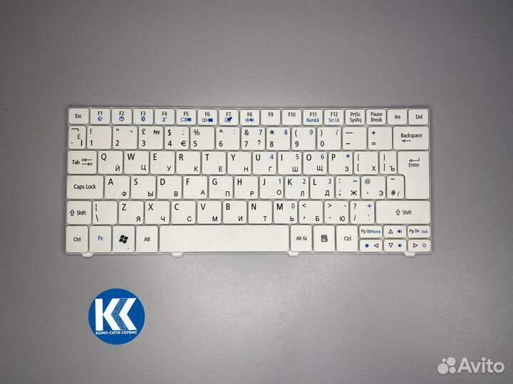Клавиатура Acer Aspire One 751 752 753 721 белая