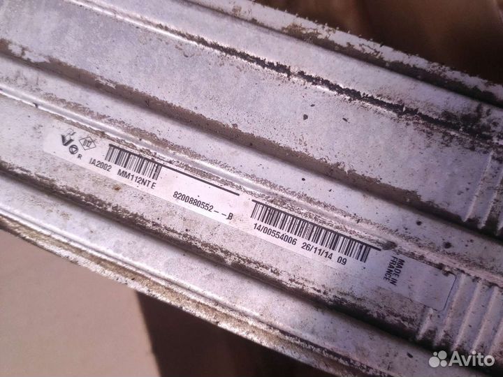 Интеркуллер на Renault Duster 1.5 / 90лс