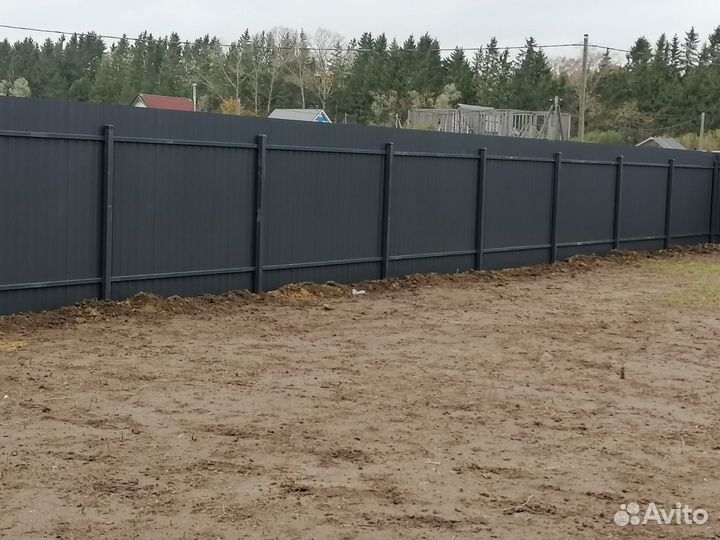 Заборы-ворота под ключ