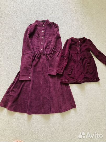 Платья family look