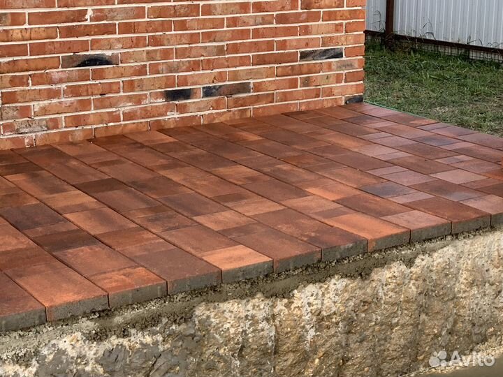 Укладка тротуарной плитки