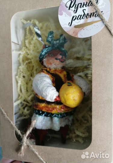 Новогодние игрушки на ёлку, ручной работы