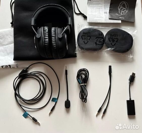 Игровые наушники (гарнитура) Logitech g pro X