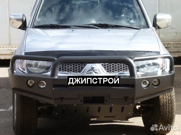 Бампер передний mitsubishi l200