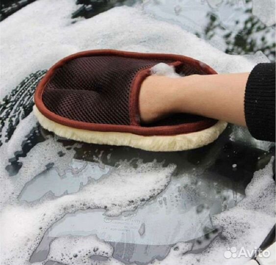 Перчатка варежка для уборки