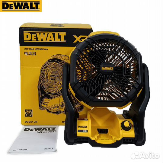 Аккумуляторный вентилятор dewalt DCE512N 20V