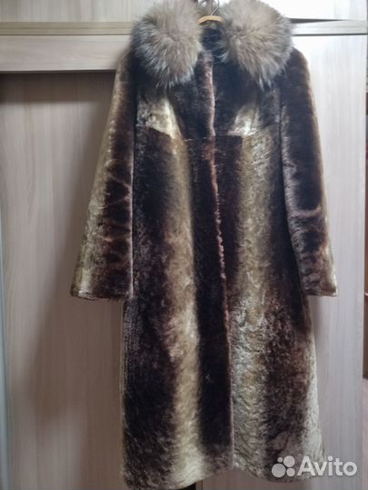 Шуба мутоновая бу 48 -50 раз