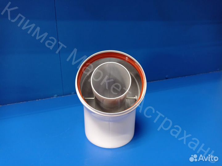 Колено 45 ф 80 Ларко алюминиевое