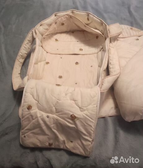 Комплект(на выписку) переноска, одеяло, коврик