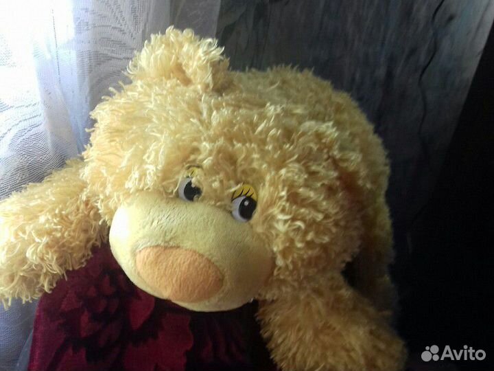 Мягкая игрушка желтый Мишка с лапками антистресс