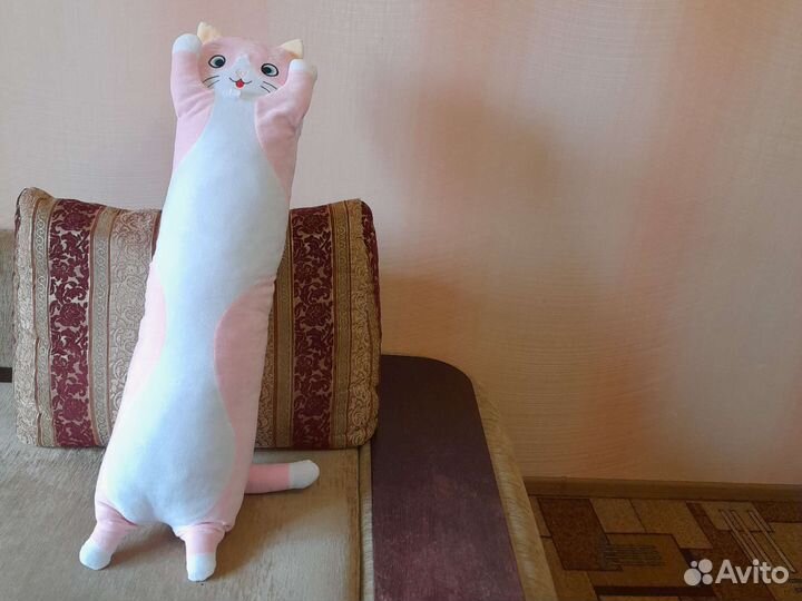 Кот батон,сосиска 1метр игрушка