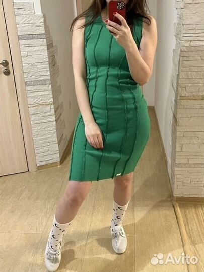 Платье трикотажное женское