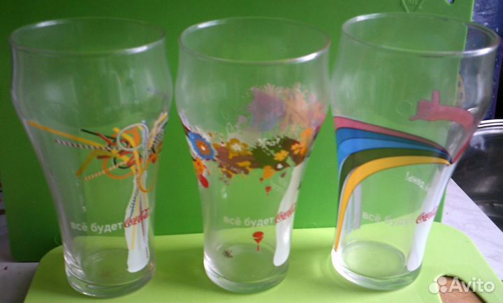 Коллекционные стаканы Coca Cola