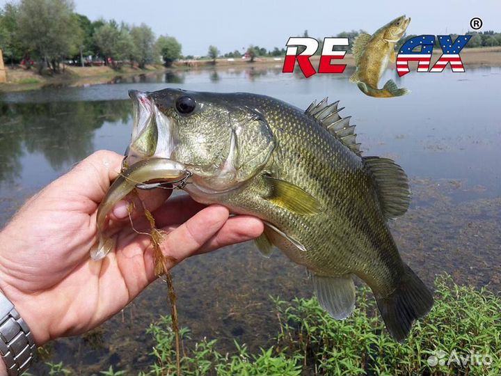 Мягкая приманка relax bass 2,5 6,2cm 2,1g 15шт