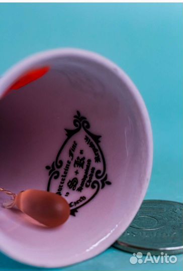 Колокольчики розовый фарфор