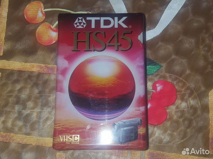 Видеокассета TDK 45 минут для камеры, новая в упак