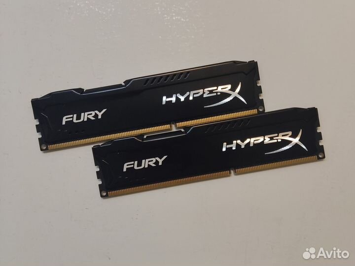 HyperX Fury 8 Gb ddr3